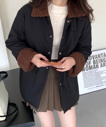 ボアドッキングブルゾン