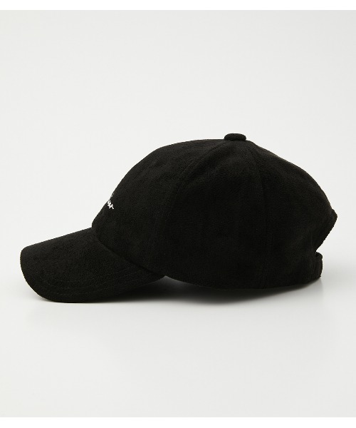 AZUL by moussy(アズールバイマウジー)の「ECO SUEDE LOGO CAP/エコスエードロゴキャップ(キャップ・レディース・ブラック/ダークカーキ/ライトベージュ・FREE)」の10枚目の写真