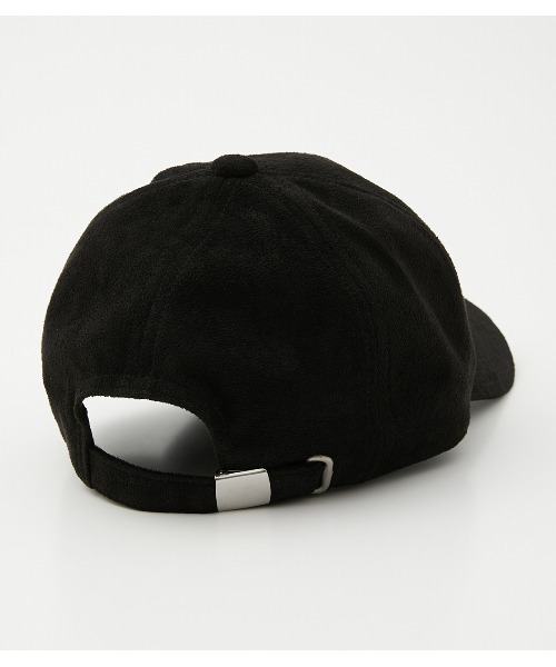 AZUL by moussy(アズールバイマウジー)の「ECO SUEDE LOGO CAP/エコスエードロゴキャップ(キャップ・レディース・ブラック/ダークカーキ/ライトベージュ・FREE)」の14枚目の写真