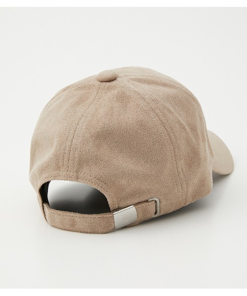 AZUL by moussy(アズールバイマウジー)の「ECO SUEDE LOGO CAP/エコスエードロゴキャップ(キャップ・レディース・ブラック/ダークカーキ/ライトベージュ・FREE)」の16枚目の写真