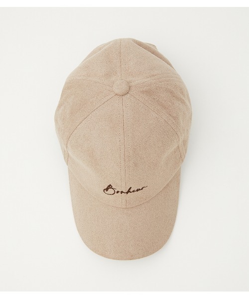 AZUL by moussy(アズールバイマウジー)の「ECO SUEDE LOGO CAP/エコスエードロゴキャップ(キャップ・レディース・ブラック/ダークカーキ/ライトベージュ・FREE)」の11枚目の写真
