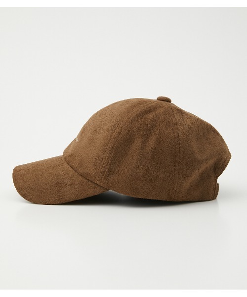 AZUL by moussy(アズールバイマウジー)の「ECO SUEDE LOGO CAP/エコスエードロゴキャップ(キャップ・レディース・ブラック/ダークカーキ/ライトベージュ・FREE)」の13枚目の写真