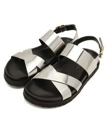 Ray BEAMS | 【sweet 5月号 掲載】 FABIO RUSCONI / メタル クロスベルト サンダル(サンダル)