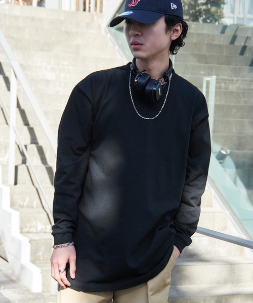 Printstar(プリントスター)の「しっかり厚手×ラフな抜け感【Printstar】7.4オンス スーパーヘビーウェイト ロングスリーブTシャツ ロンT 長袖Tシャツ 無地 オーバーサイズ 00149(Tシャツ/カットソー・レディース・ホワイト/ライトブルー/ブラック/ネイビー/杢グレー/ロイヤルブルー/ライトピンク/レッド/ブルー/グレー・S/M/L/XL/2XL)」の18枚目の写真