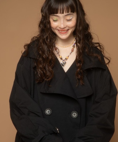 irojikake トレンチコート big trench coat irojikake/イロジカケ/BIG TRRENCH COAT/ビックトレンチコート 【公式