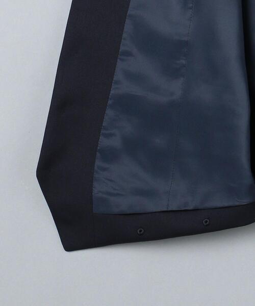 WORK TRIP OUTFITS GREEN LABEL RELAXING（ワークトリップアウトフィッツグリーンレーベル リラクシング）の「WTO TWPU サージ無地 5B スーツベスト -ウォッシャブル- ＊＊（スーツベスト・メンズ・ネイビー/ダークグレー/ブラック・S/44/XXS/40/L/48/XS/42/XL/50/M/46）」の22枚目の写真