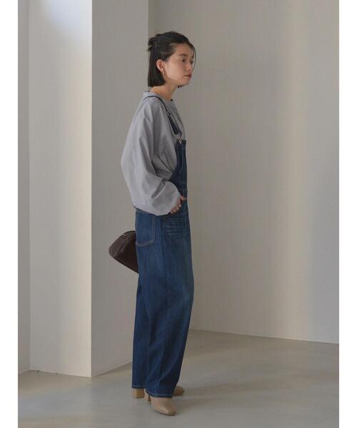 AMERICAN HOLIC（アメリカンホリック）の「スタンドカラーギャザーとろみシャツ（シャツ/ブラウス・レディース・ブラック/グレー/サックスブルー・M/L）」の15枚目の写真