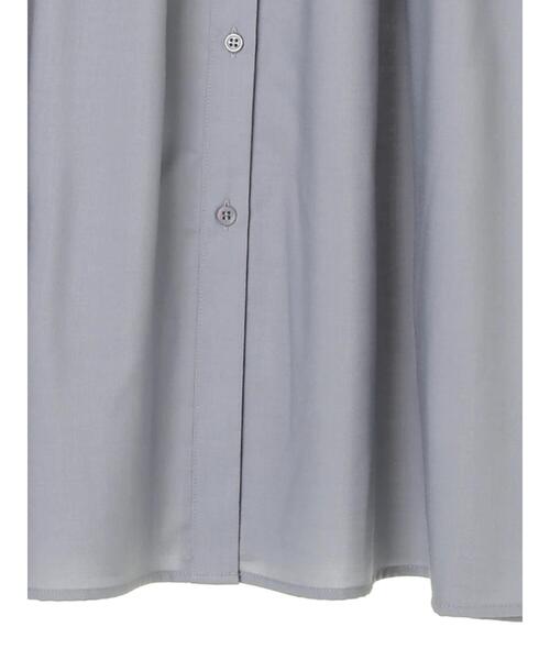 AMERICAN HOLIC（アメリカンホリック）の「スタンドカラーギャザーとろみシャツ（シャツ/ブラウス・レディース・ブラック/グレー/サックスブルー・M/L）」の20枚目の写真