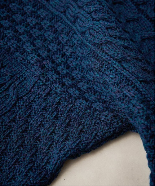 INVERALLAN（インバーアラン）の「【INVERALLAN / インバーアラン】別注 メリノ アランニット（ニット/セーター・メンズ・グレー/ホワイト/ベージュ/グリーン/ブルー系その他・FREE/LARGE/MEDIUM）」の21枚目の写真