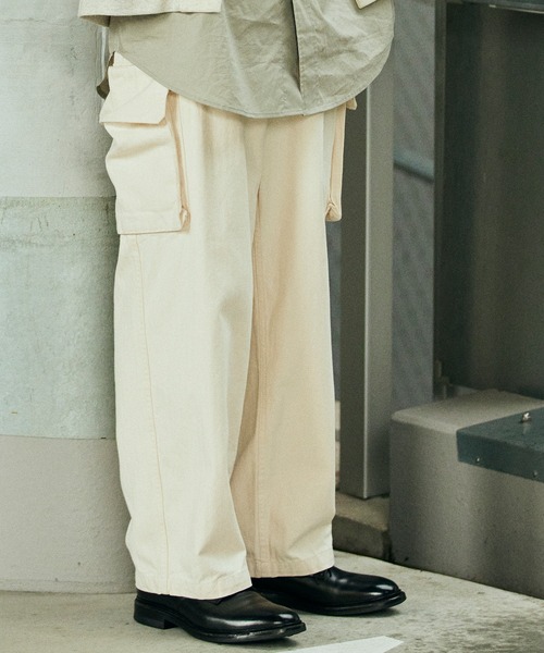 FIDELITY(フィデリティ)の「HERRINBONE CARGO PANTS / カーゴパンツ(カーゴパンツ・メンズ・キナリ/カーキ・LARGE/MEDIUM/X-LARGE)」の16枚目の写真