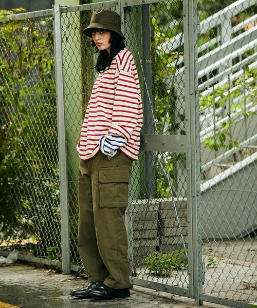 FIDELITY(フィデリティ)の「HERRINBONE CARGO PANTS / カーゴパンツ(カーゴパンツ・メンズ・キナリ/カーキ・LARGE/MEDIUM/X-LARGE)」の19枚目の写真