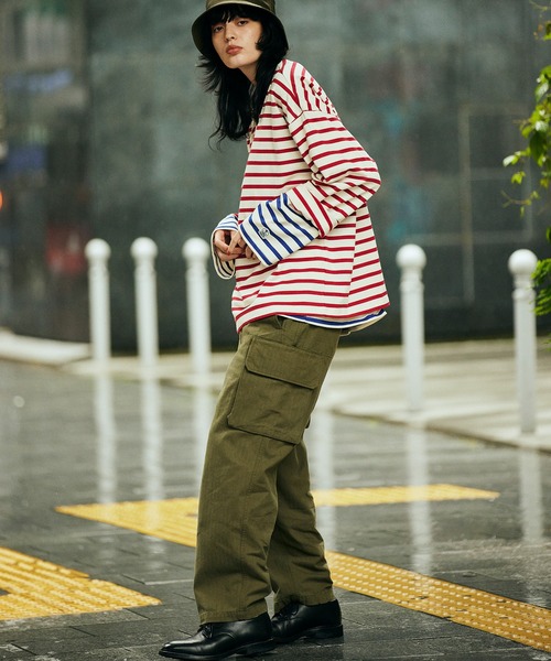 FIDELITY(フィデリティ)の「HERRINBONE CARGO PANTS / カーゴパンツ(カーゴパンツ・メンズ・キナリ/カーキ・LARGE/MEDIUM/X-LARGE)」の21枚目の写真