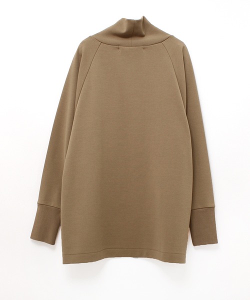 Audition(オーディション)の「M1770 ORGANIC/RENUハイネックプルオーバー(Tシャツ/カットソー・レディース・ライトグリーン/ライトブラウン/ブラック・MEDIUM)」の5枚目の写真