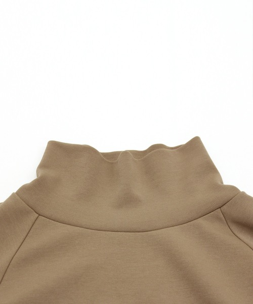 Audition(オーディション)の「M1770 ORGANIC/RENUハイネックプルオーバー(Tシャツ/カットソー・レディース・ライトグリーン/ライトブラウン/ブラック・MEDIUM)」の20枚目の写真