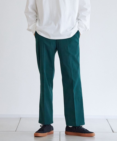 CPCM（シーピーシーエム）の「カラーイージーパンツ（スラックス・メンズ・ブルー/グリーン/アイボリー/オレンジ/チャコールグレー・FREE）」の3枚目の写真