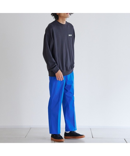 CPCM（シーピーシーエム）の「カラーイージーパンツ（スラックス・メンズ・ブルー/グリーン/アイボリー/オレンジ/チャコールグレー・FREE）」の10枚目の写真