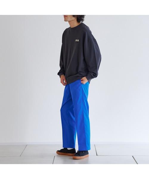 CPCM（シーピーシーエム）の「カラーイージーパンツ（スラックス・メンズ・ブルー/グリーン/アイボリー/オレンジ/チャコールグレー・FREE）」の16枚目の写真