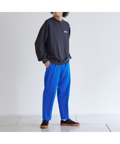 CPCM（シーピーシーエム）の「カラーイージーパンツ（スラックス・メンズ・ブルー/グリーン/アイボリー/オレンジ/チャコールグレー・FREE）」の18枚目の写真