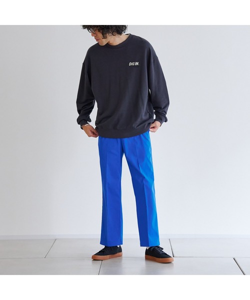 CPCM（シーピーシーエム）の「カラーイージーパンツ（スラックス・メンズ・ブルー/グリーン/アイボリー/オレンジ/チャコールグレー・FREE）」の19枚目の写真