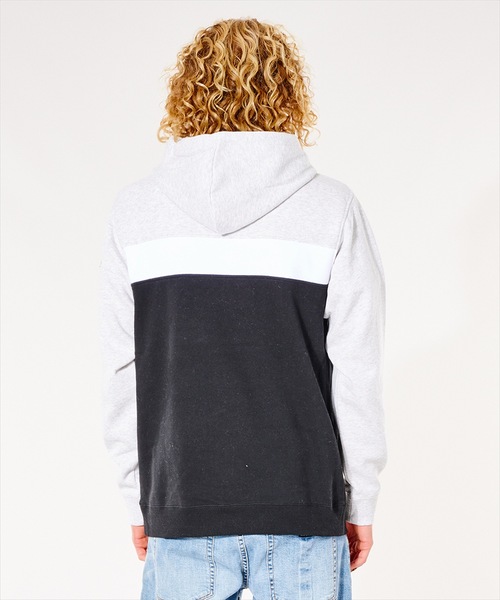 rip curl（リップカール）の「【RIPCURL / リップカール】UNDERTOW PANELフーディー　プルオーバーパーカー / ユニセックス（パーカー・メンズ・ブルー/ブラック・LARGE/MEDIUM/SMALL）」の3枚目の写真