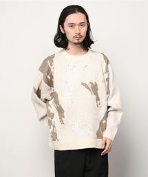 A4A | A4A (エーフォーエー) ペイントニット(ニット/セーター)