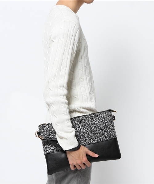 VENCEEXCHANGE（ヴァンスエクスチェンジ）の「チドリクラッチBAG（クラッチバッグ・メンズ・ブラック/その他35・FREE）」の11枚目の写真