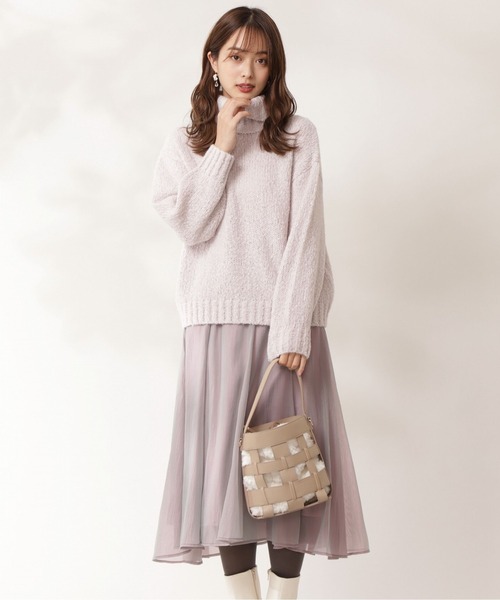 PROPORTION BODY DRESSING（プロポーションボディドレッシング）の「シャイニーエアリースカート / 1212120100（スカート・レディース・ピンク系その他/ブルー・MEDIUM/SMALL）」の5枚目の写真