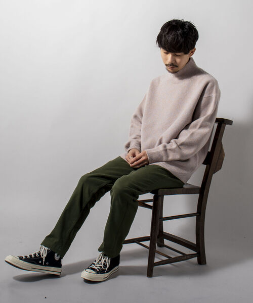 GLOSTER（グロスター）の「【GLOSTER/グロスター】スリムテーパードチノパンツ（チノパンツ・メンズ・ベージュ/オリーブ/ブラック/ネイビー・SMALL/LARGE/MEDIUM）」の20枚目の写真