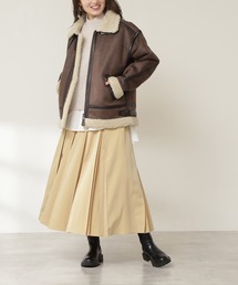 N.（N. Natural Beauty Basic） | ◆ボックスプリーツスカート(スカート)