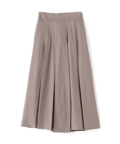 N.（N. Natural Beauty Basic）（エヌエヌナチュラルビューティーベーシック）の「◆ボックスプリーツスカート（スカート・レディース・イエロー/ライトグリーン/モカ・MEDIUM）」の19枚目の写真