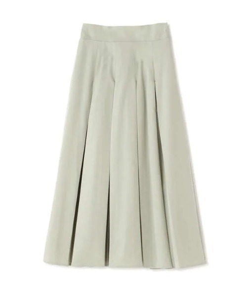 N.（N. Natural Beauty Basic）（エヌエヌナチュラルビューティーベーシック）の「◆ボックスプリーツスカート（スカート・レディース・イエロー/ライトグリーン/モカ・MEDIUM）」の21枚目の写真