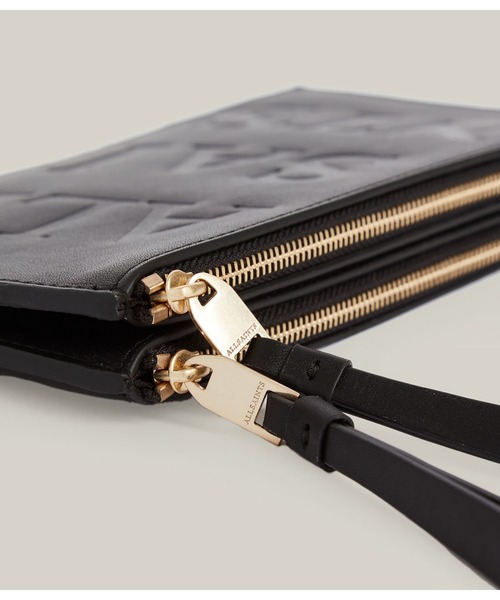 ALLSAINTS（オールセインツ）の「MARTINE LEATHER CARDHOLDER | MARTINE レザー カードホルダー（カードケース・レディース・ブラック・ONE SIZE）」の9枚目の写真