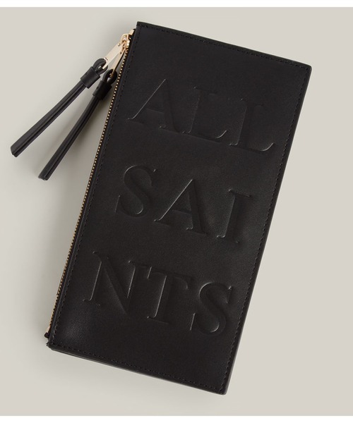 ALLSAINTS（オールセインツ）の「MARTINE LEATHER CARDHOLDER | MARTINE レザー カードホルダー（カードケース・レディース・ブラック・ONE SIZE）」の8枚目の写真
