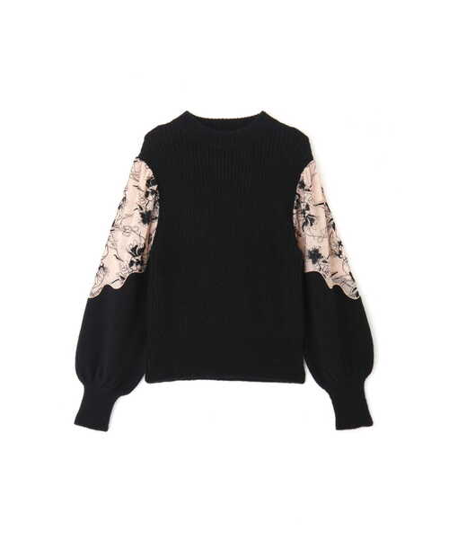 JILL STUART（ジルスチュアート）の「ダリアニット（ニット/セーター・レディース・ホワイト/ブラック・FREE）」の13枚目の写真