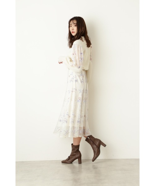 JILL STUART（ジルスチュアート）の「ダリアニット（ニット/セーター・レディース・ホワイト/ブラック・FREE）」の20枚目の写真