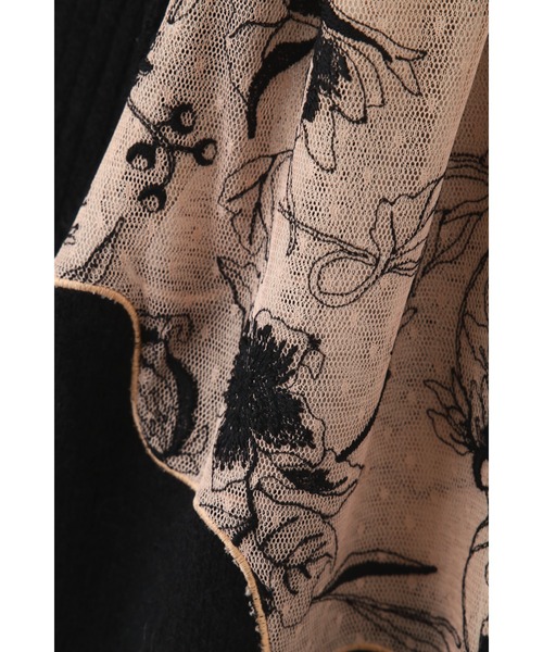 JILL STUART（ジルスチュアート）の「ダリアニット（ニット/セーター・レディース・ホワイト/ブラック・FREE）」の9枚目の写真