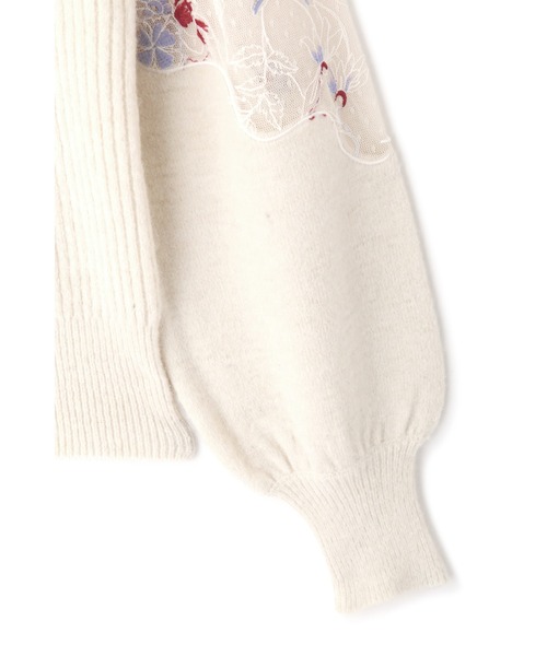 JILL STUART（ジルスチュアート）の「ダリアニット（ニット/セーター・レディース・ホワイト/ブラック・FREE）」の19枚目の写真