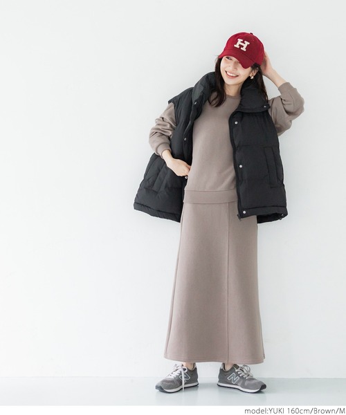 coca(coca)(コカ)の「\新色登場/裏起毛テールカットスウェット(スウェット・レディース・チャコールグレー/ブラック/ブラウン/アイボリー/カーキ・M/L)」の16枚目の写真