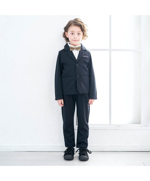 apres les cours（アプレレクール）の「フォーマルパンツ（その他パンツ・キッズ・ネイビー・90/100/110/120/130）」の2枚目の写真