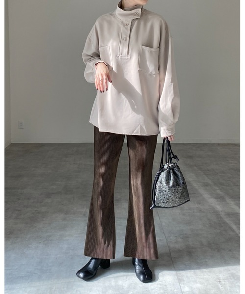 She's Closet(シーズクローゼット)の「幾何学ジャガード柄2wayミニ巾着ショルダーバッグ(ショルダーバッグ・レディース・アイボリー/ベージュ/ブラウン/ダークブラウン/ブラック・FREE)」の11枚目の写真