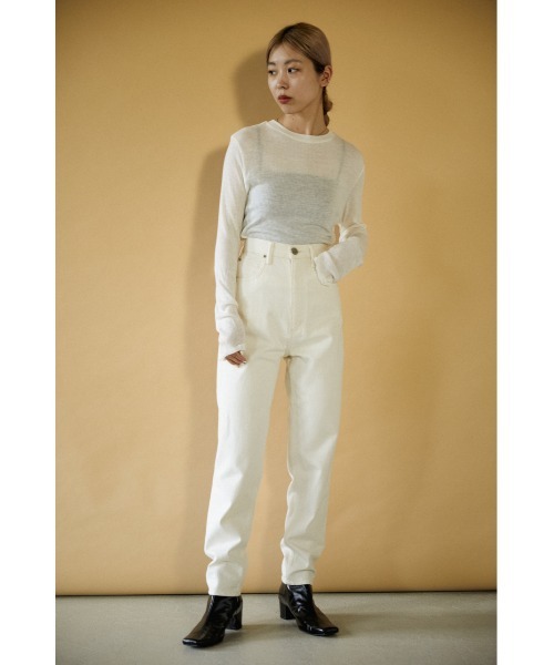 BLACK BY MOUSSY（ブラックバイマウジー）の「JAVA white denim