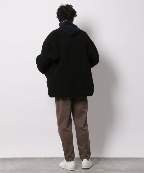 LAKOLE（ラコレ）の「シープボアカーデジャケット / 254878（ブルゾン・メンズ・ブラック/オリーブ/サンドグレー・MEDIUM/LARGE/X-LARGE）」の17枚目の写真