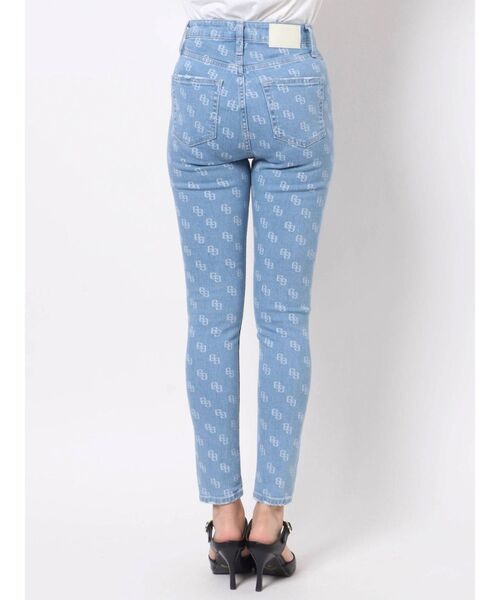 GYDA ハイウエストレーザーGGパターンスキニーデニムパンツ GYDA（ジェイダ）の「ハイウエストレーザーGGパターンスキニー