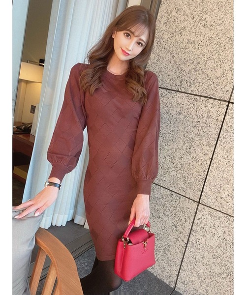 直販ストアのduras デュラス のワンピース アーガイル柄ニットワンピース D をセール価格で購入できます Duras ワンピース ドレス ワンピースアーガイル柄ニットワンピース 店舗限定特典ありの