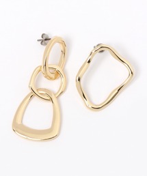 アシメ変形メタルピアス/ 263478