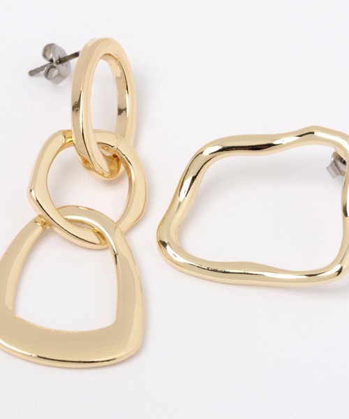 LAKOLE(ラコレ)の「アシメ変形メタルピアス/ 263478(ピアス(両耳用)・レディース・その他1/その他2・FREE)」の5枚目の写真