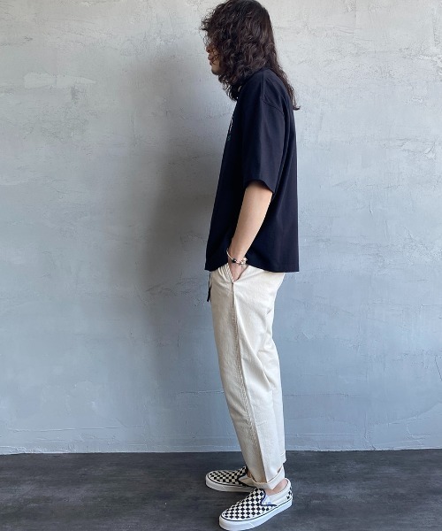 CHUMS（チャムス）の「[CHUMS/チャムス] 別注 ビッグシルエットヘビーウェイトロゴTシャツ（Tシャツ/カットソー・レディース・ホワイト/ブラック・S/M/L/XL）」の3枚目の写真