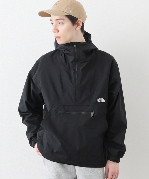 THE NORTH FACE（ザノースフェイス）の「【THE NORTH FACE / ザ ノースフェイス】 COMPACT ANORAK（マウンテンパーカー・メンズ・ブラック/カーキ/ブルー・SMALL/MEDIUM/LARGE/X-LARGE）」の13枚目の写真