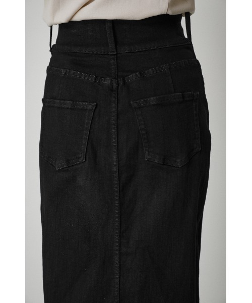 AZUL by moussy(アズールバイマウジー)の「HIGH WAIST SLIT DENIM SK /ハイウエストスリットデニムスカート(デニムスカート・レディース・ブラック/ベージュ/ダークブルー・LARGE/SMALL/MEDIUM/X-SMALL)」の22枚目の写真