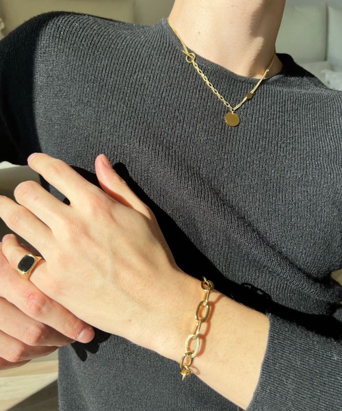 B.R.U（ブル）の「ゴールドシンプルチェーンブレスレット（ブレスレット・レディース・ゴールド・FREE）」の11枚目の写真
